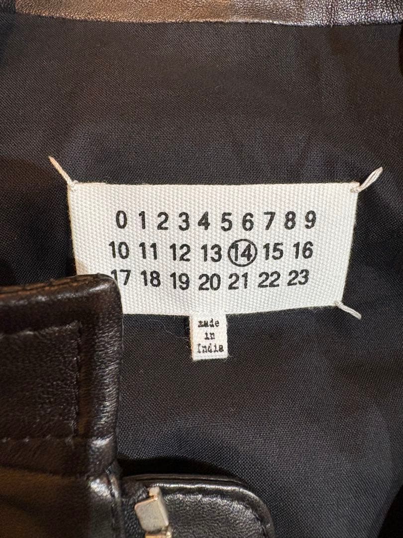 Maison Margiela メゾンマルジェラ レザージャケット ライダース