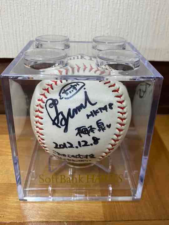 HKT48 梅本泉 直筆サインボール 福岡ソフトバンクホークス投げ込み用ボール