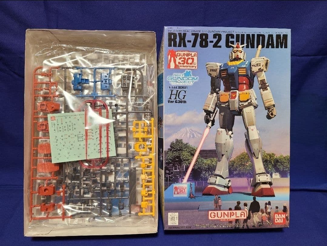 BANDAI ガンプラ『RX-78-2 GUNDAM』のプラモデル8点セット