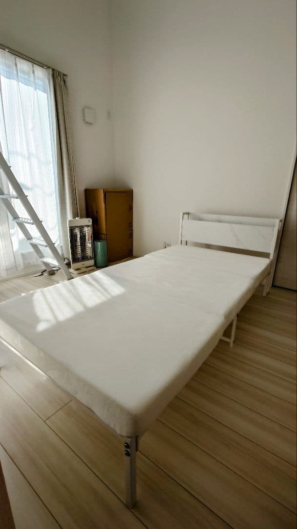 ニトリ　★棚付きパイプベッドとマットレスセット★