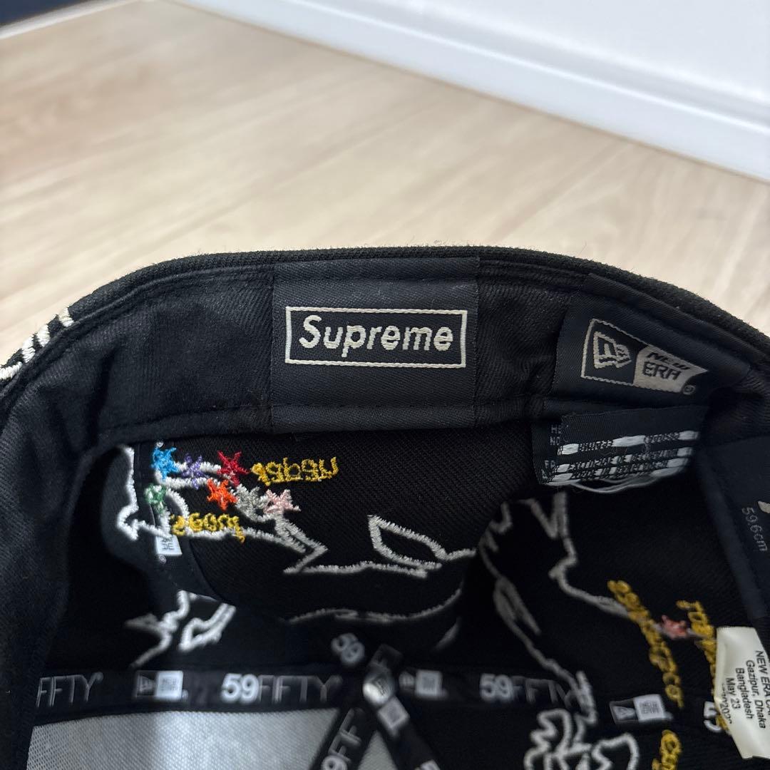 Supreme 地図柄キャップ 7 1/2 ケンタウロス健太着用