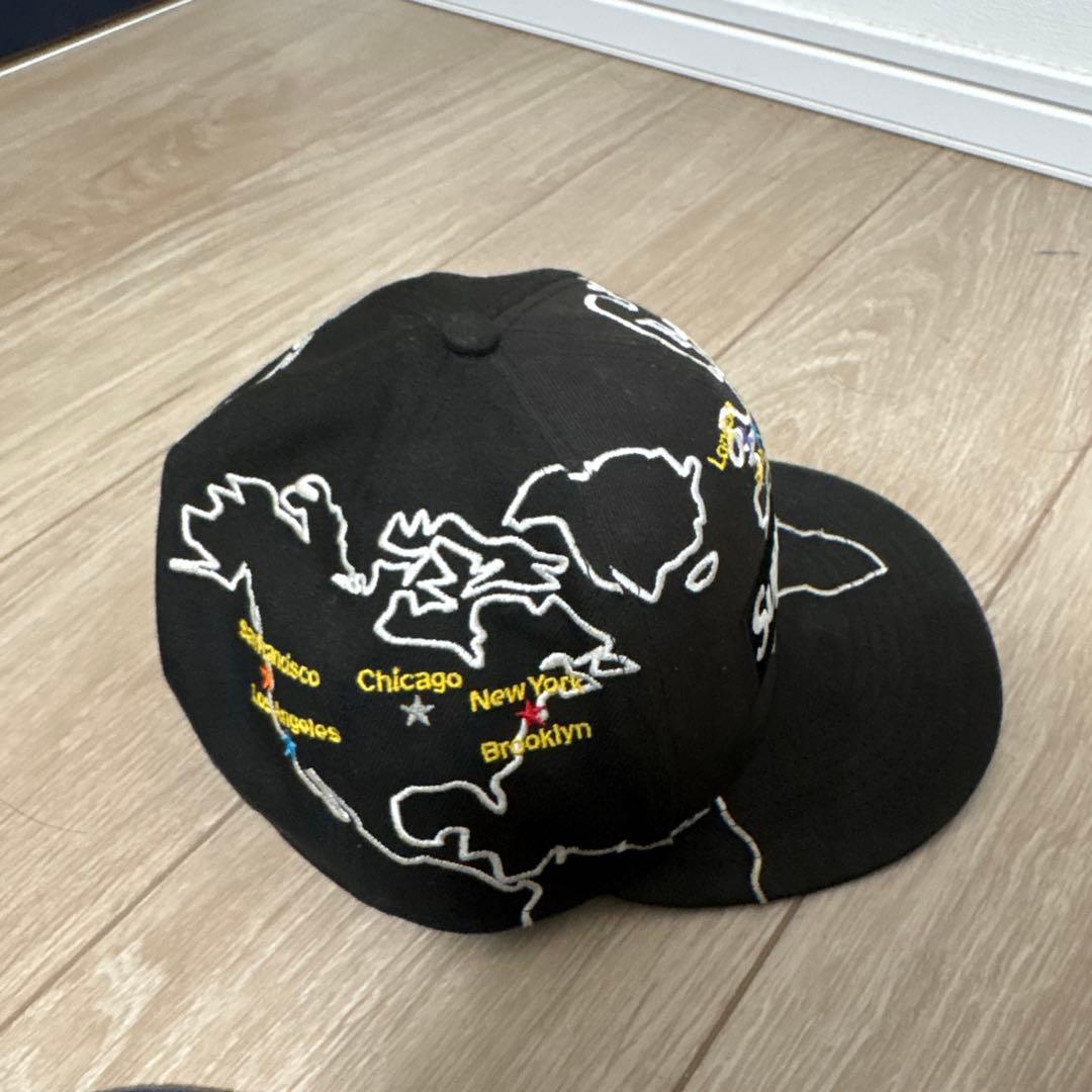 Supreme 地図柄キャップ 7 1/2 ケンタウロス健太着用