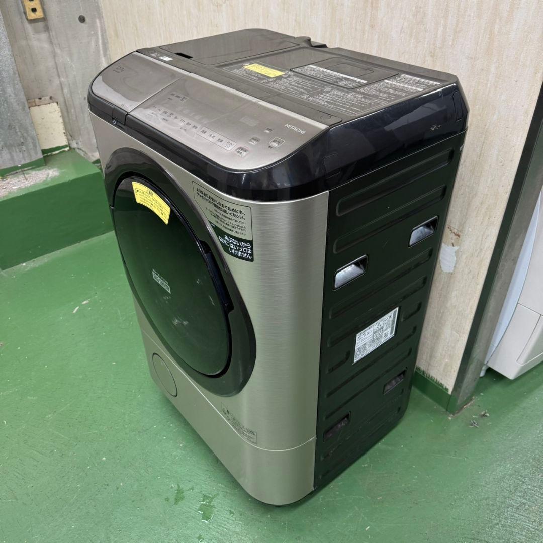 286↑送料設置無料★日立ドラム式洗濯機　乾燥機能付き　12㌔