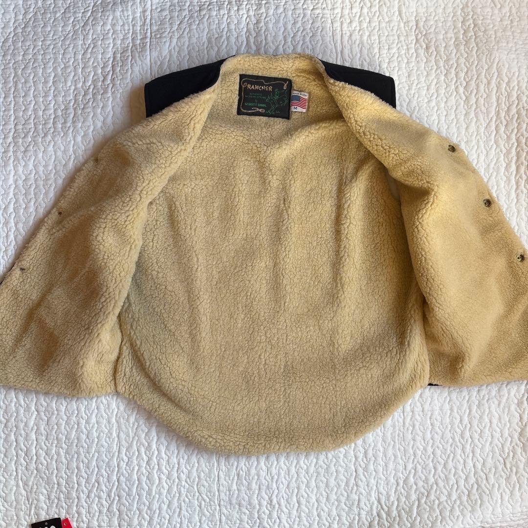 ルナ　Schott Rancher ブラック ベスト Mサイズ