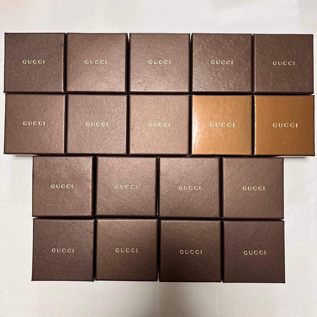 グッチ　アクセサリーケース　保存袋　空箱　18個セット　まとめ売り