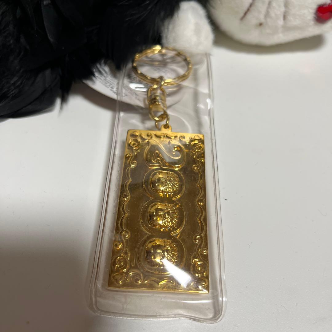 ハローキティ ぬいぐるみ 小 黒い羽根のドレス アクセサリー サンリオ レア