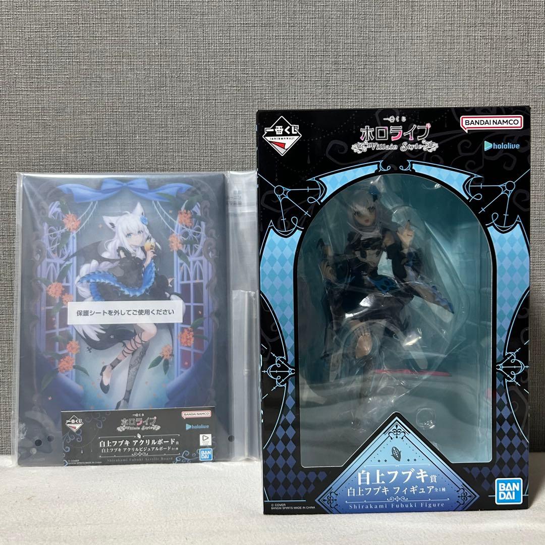 アクリルボード付き★一番くじ ホロライブ 白上フブキ フィギュア