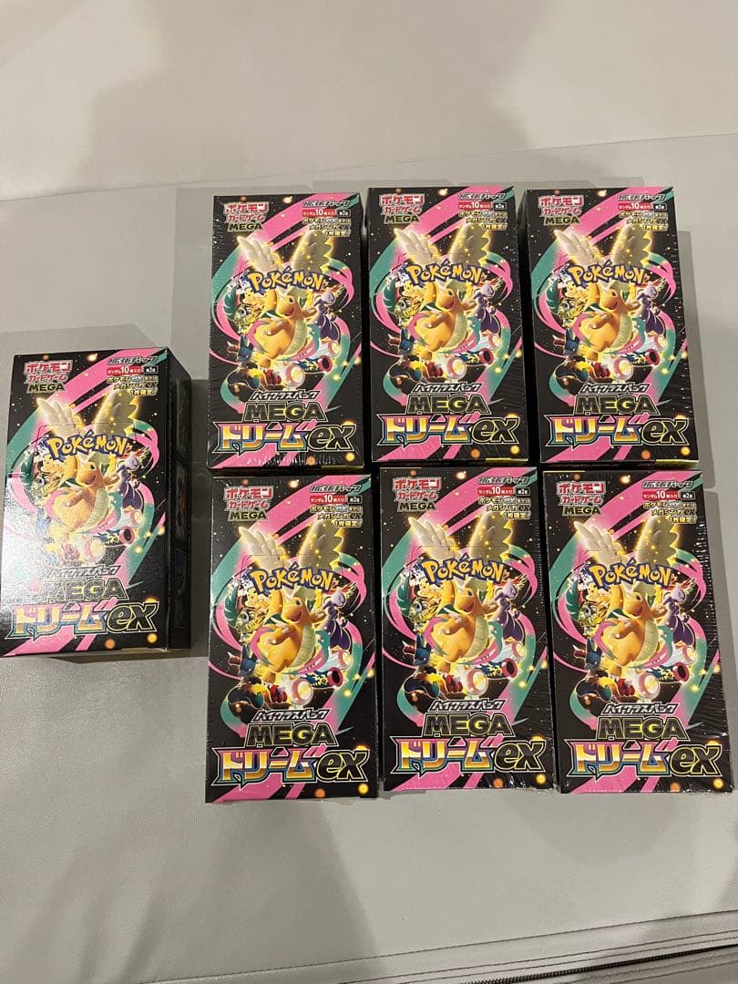 ポケモンカード　ハイクラスパック　MEGAドリームex シュリンク 7BOX