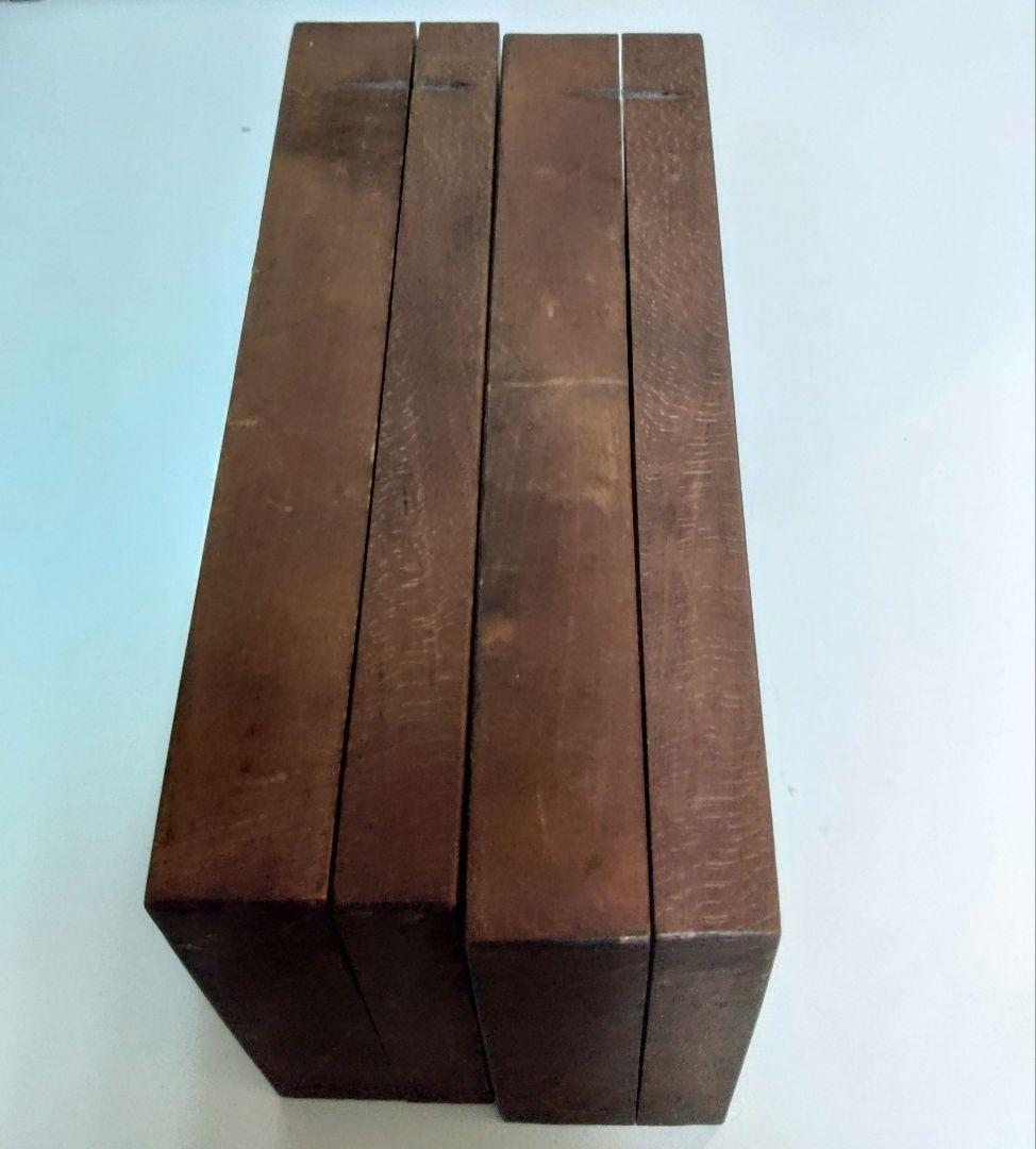 珍品　菓子型　アンティーク　高砂爺婆　高砂人形　落雁　干菓子　木製　ア11-15