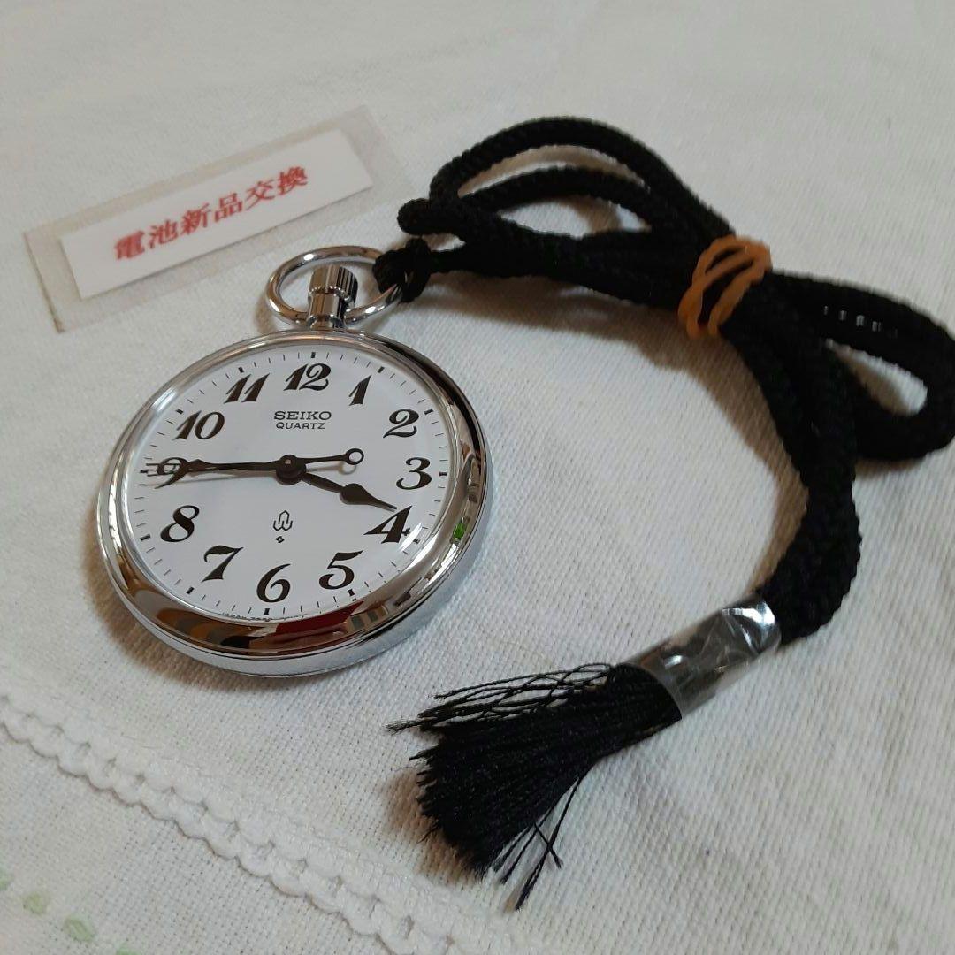 稼働美品 SEIKO 懐中時計 長浜・大垣間開業100周年記念7550−0010