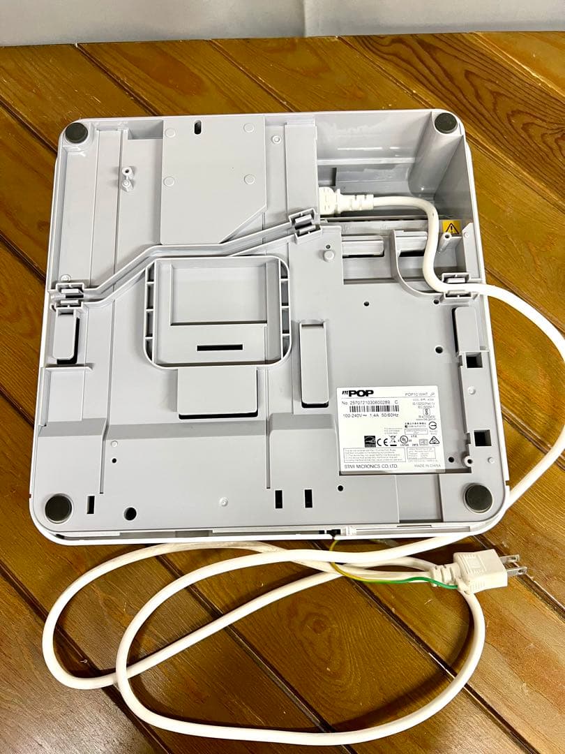 スター精密 サーマルプリンター付きキャッシュドロアー mPOP ホワイト