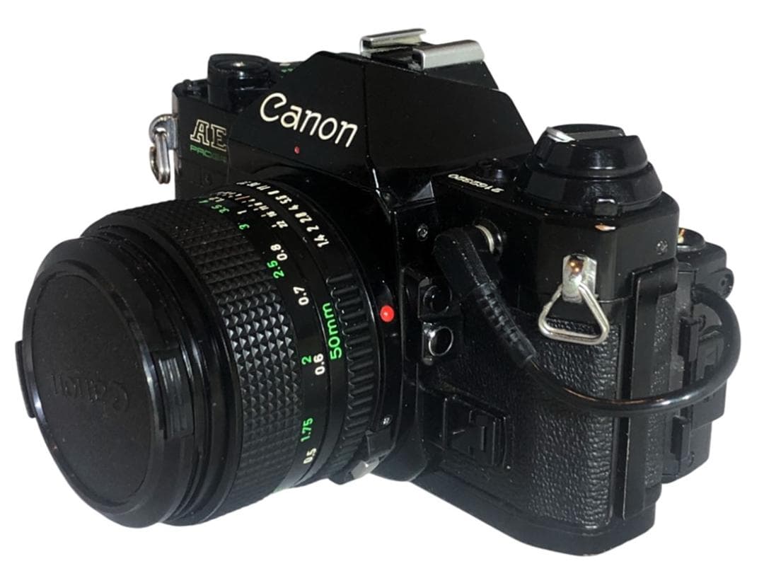 フィルムカメラ Canon AE-1 Program + D. BACK + FD 50 1.4
