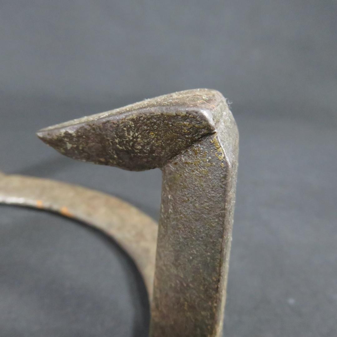 風炉 唐銅 釜師 浄鳳 面取風炉 茶道具 茶器 茶の湯 木箱 共箱