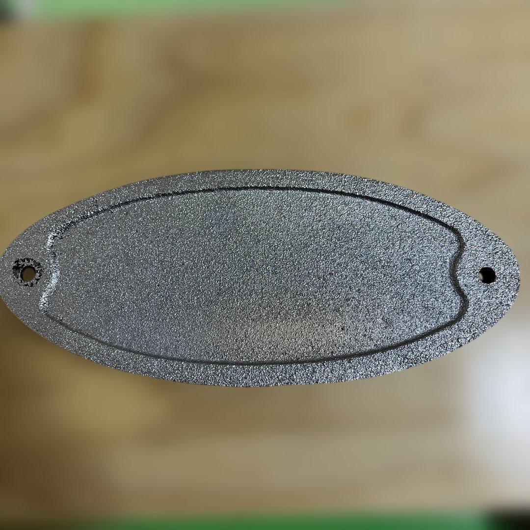 日本国有鉄道 鋳鉄製　楕円形金属プレート 鉄道グッズ　コレクション　正規品