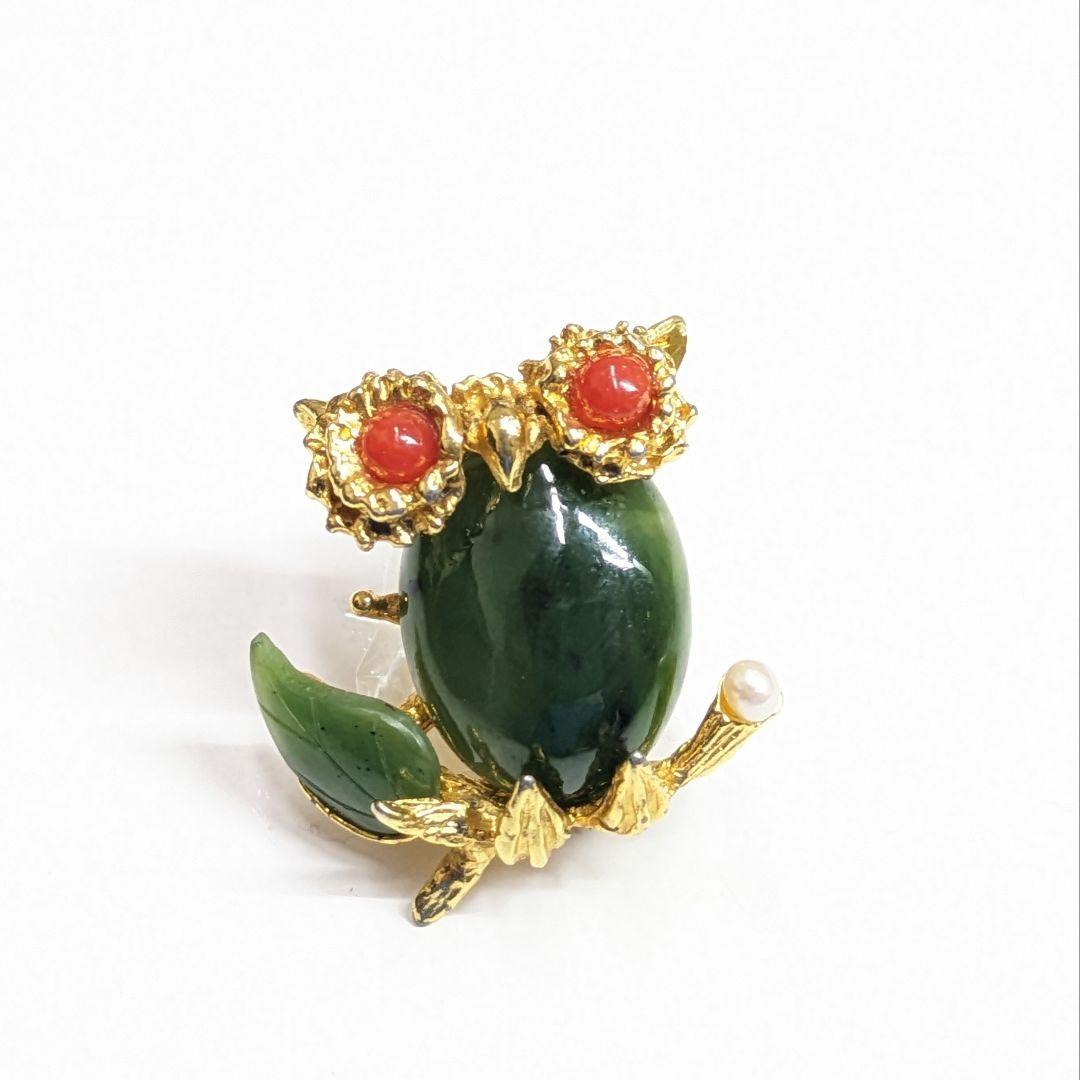 SWOBODA スワボダ フクロウ ブローチ ヴィンテージ アクセサリー