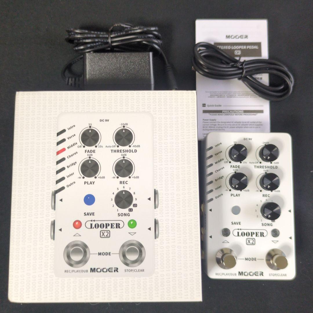 MOOER Looper X2 ステレオルーパー エフェクター