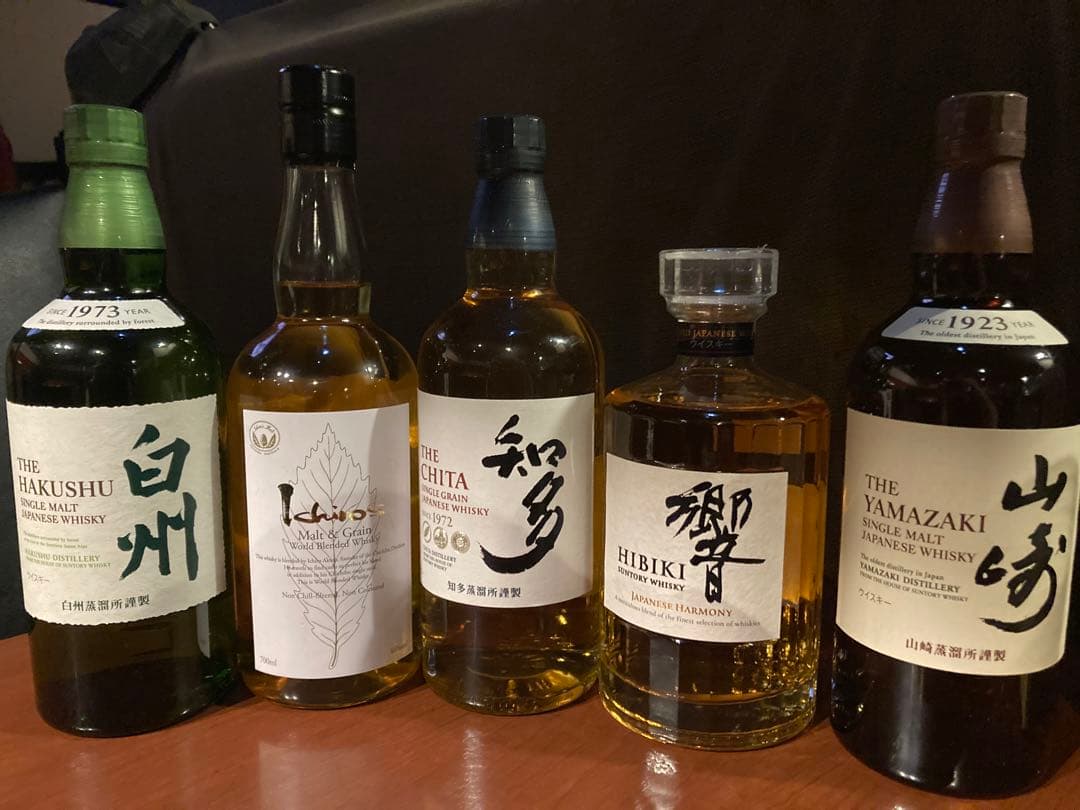 値上げ直前！！希少ウィスキー５本セット山崎白州　おまけ付！