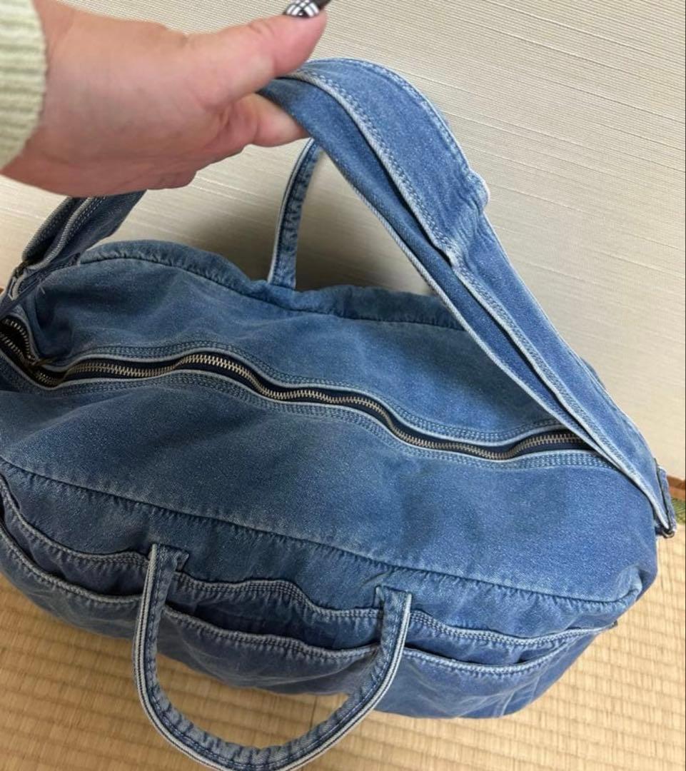 希少！初期　 ラゲッジレーベル 吉田カバン　デニムボストン