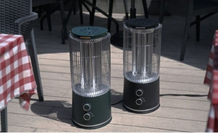 ストゥーファ　グリーン 電気ヒーター 400W/800W/1200W　防水　屋外