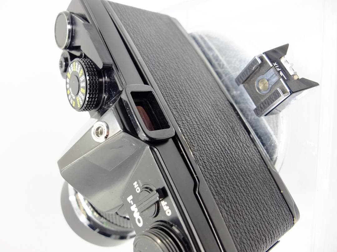 【実写確認整備品】オリンパスOM1ブラック／Gズイコー35mmf2.8フード付