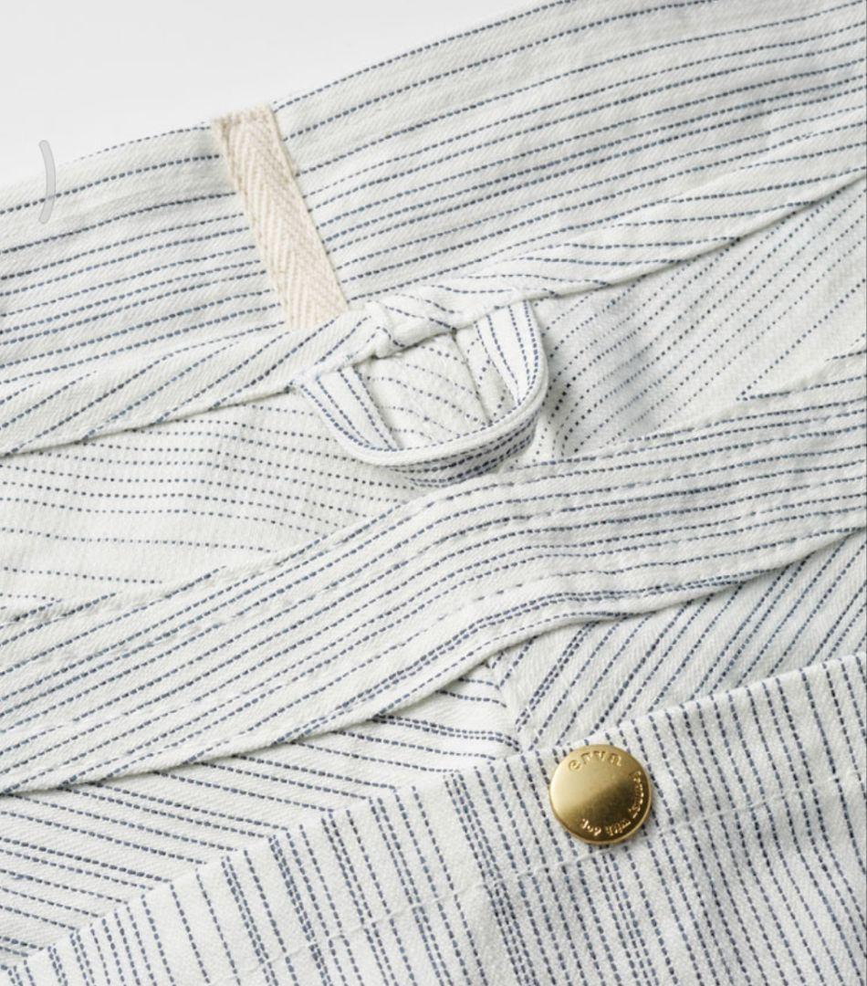 希少レア erva エルバ スリング ランストライプ 岡山デニム S