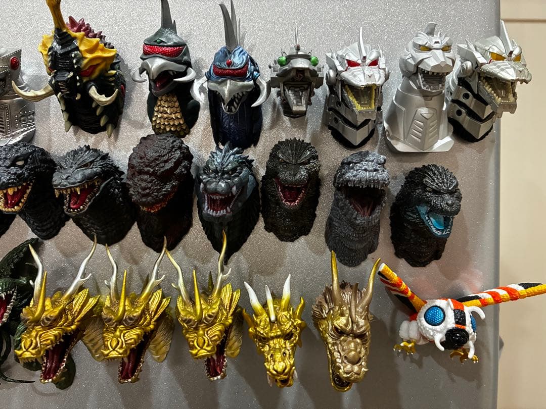 ゴジラヘッドマグネットゴジラ ４０個