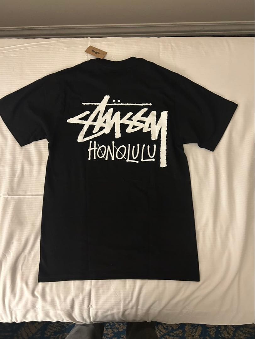Stüssy HONOLULU 黒 Tシャツ　Lサイズ