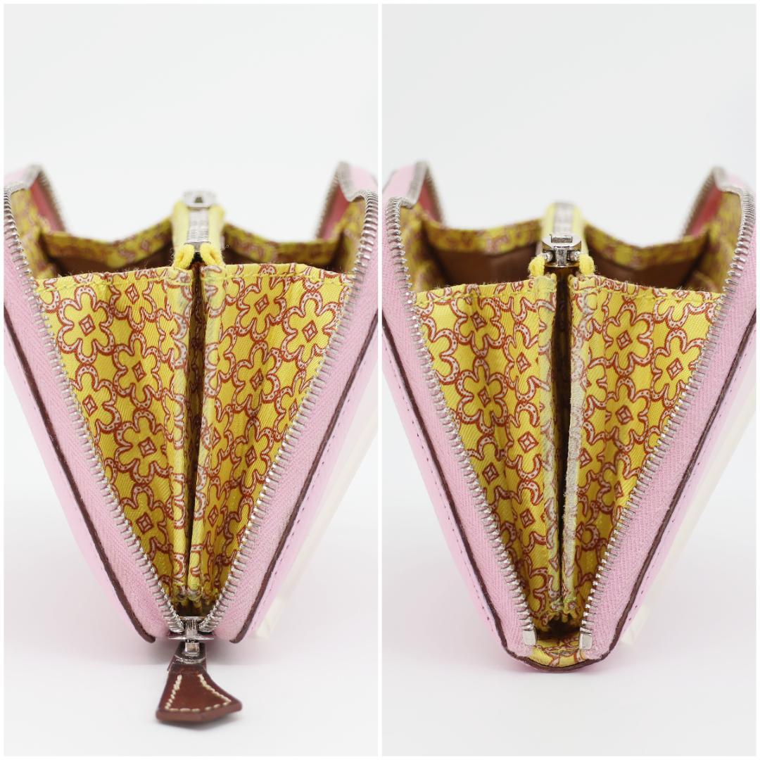 エルメス アザップ コンパクト シルクイン ヴォーエプソン ピンク系 Z刻印