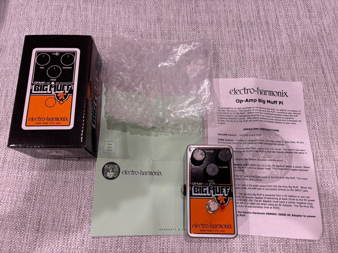 electro-harmonix OP AMP BIG MUFF Pi ファズ