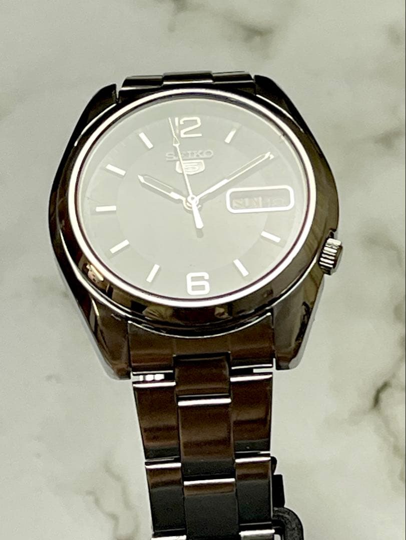 2015年10月製 セイコー5 オートマチック デイデイト　裏スケ　7S26