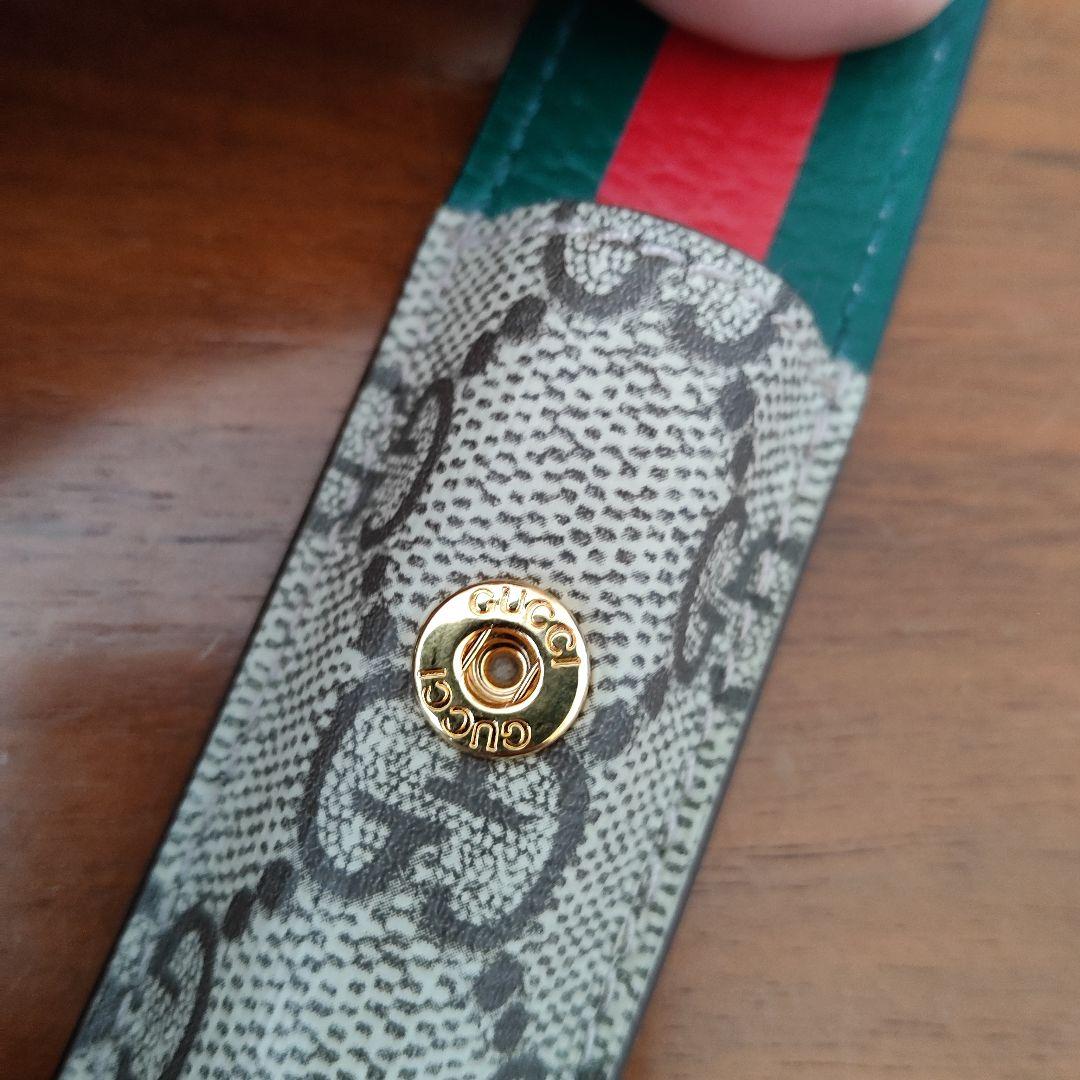 GUCCI ゴールドボールペン GGパターン付き