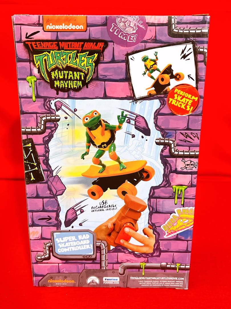 タートルズ ミュータントパニック ミケランジェロ スケボー RC フィギュア