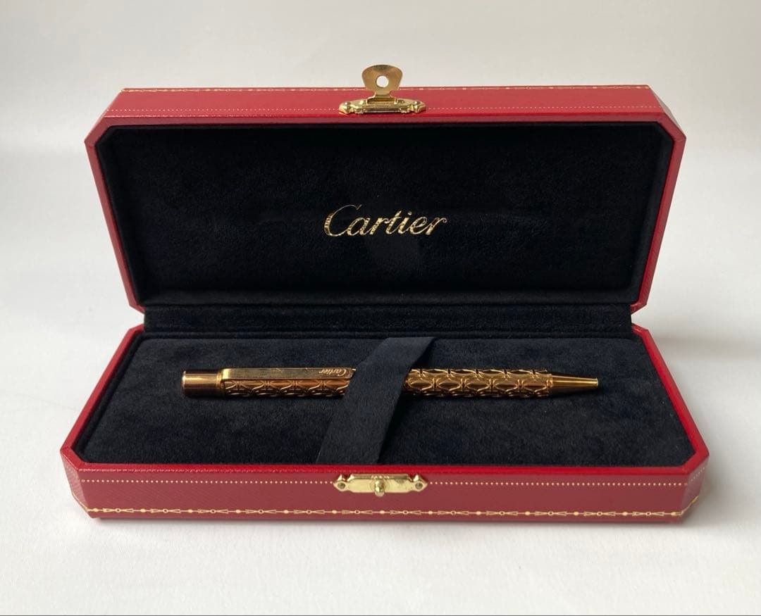 カルティエ　ハッピーバースデー　Cドゥ　イエローゴールドフィニッシュ　ボールペン