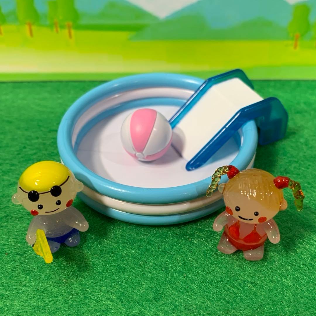 男の子と女の子プールセットB   ガラス細工