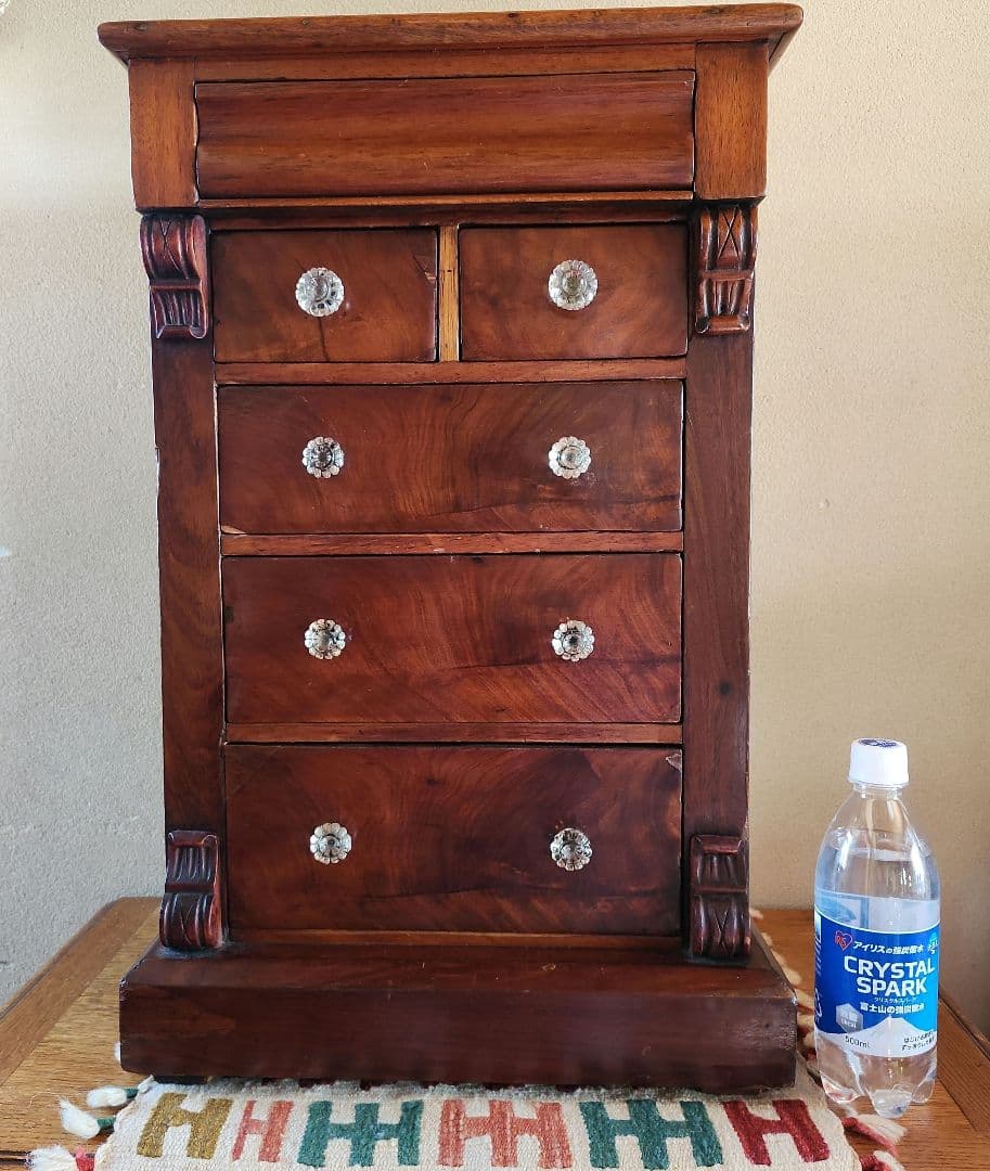 お正月限定価格！アンティーク　小さな　チェスト　イギリス　古い　マホガニー