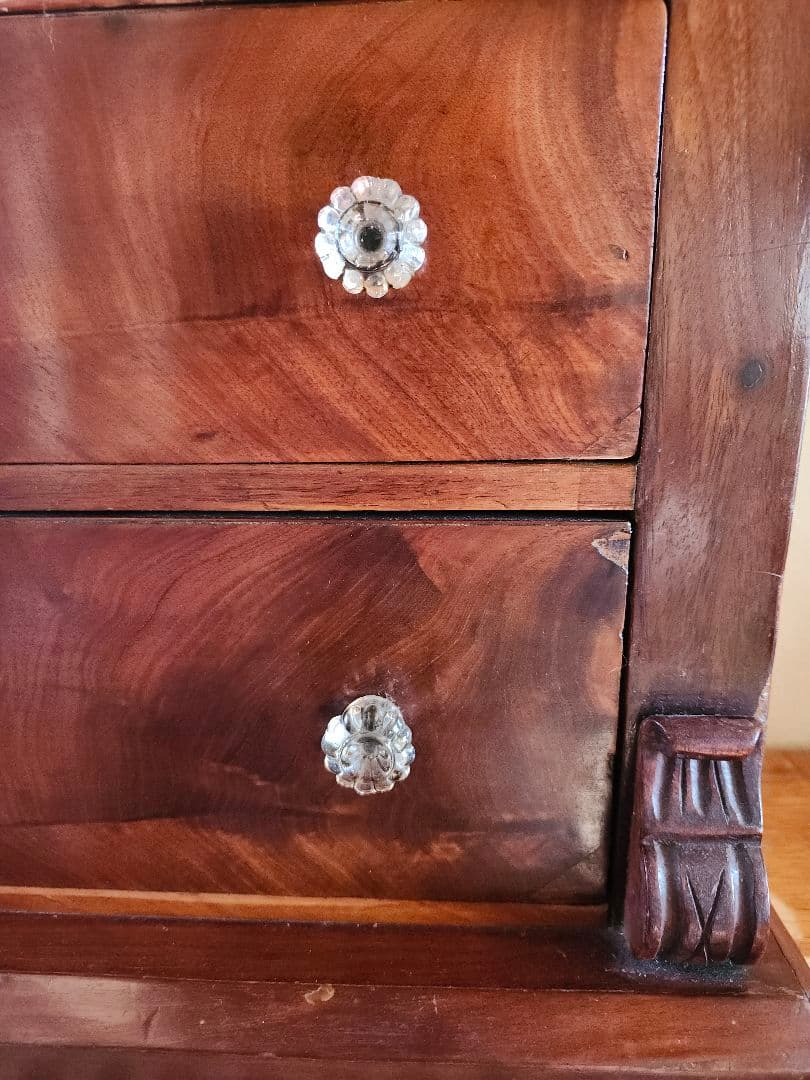 お正月限定価格！アンティーク　小さな　チェスト　イギリス　古い　マホガニー