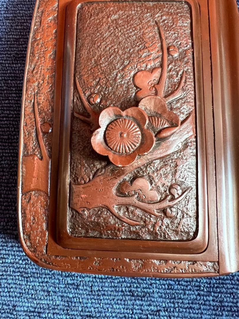 1334 書道 硯 赤間硯  龍泉堂　龍泉作　和硯 骨董 書道具