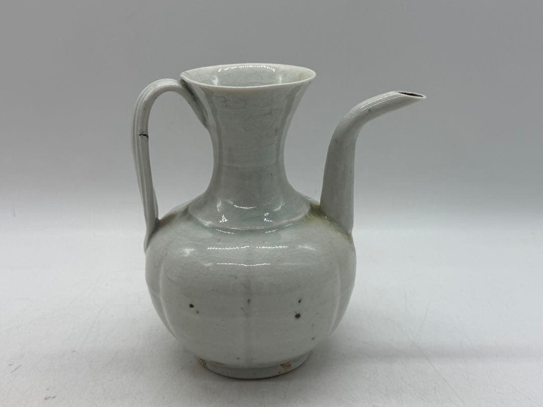 中国　宋時代　青白磁水注　木箱付　送料込み260125