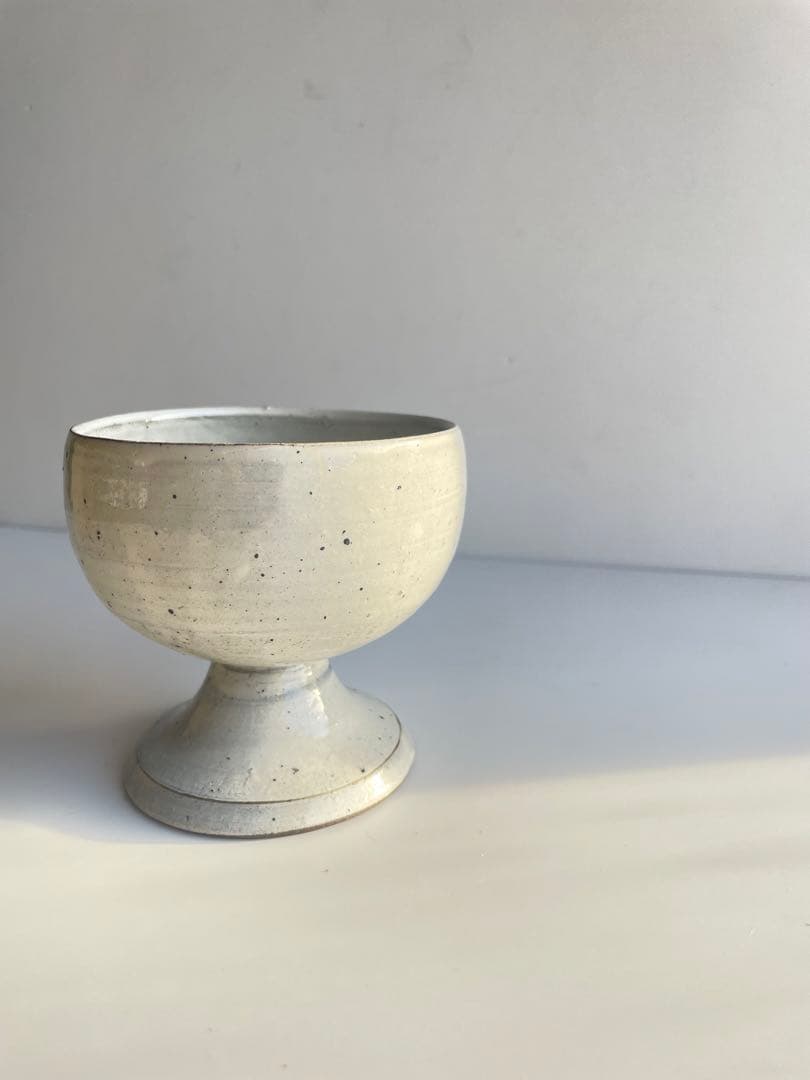 ゴブレット 白磁 作家 中里隆 唐津 粉引き 民藝 陶器