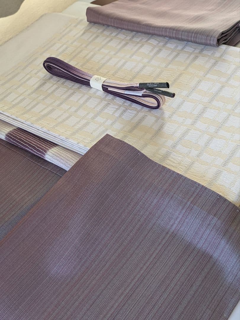 正絹単衣伝統工芸士塩沢高級紬