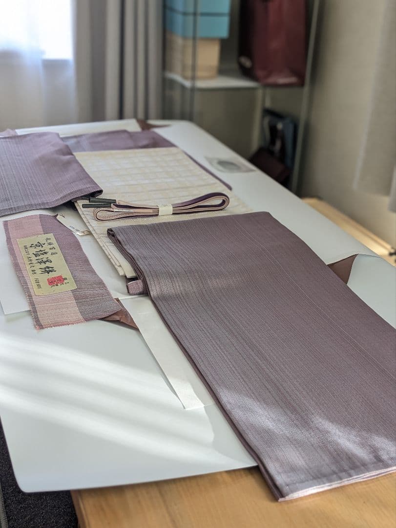 正絹単衣伝統工芸士塩沢高級紬