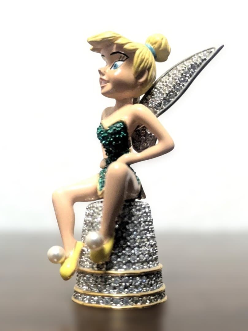 送込レア！アリバスブラザーズ限定品ティンカーベル人形スワロフスキー指ぬき