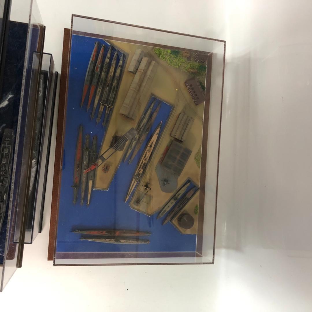 艦船模型セット 空母 軍艦 潜水艦 ケース付 ミリタリー艦船模型 精密完成品