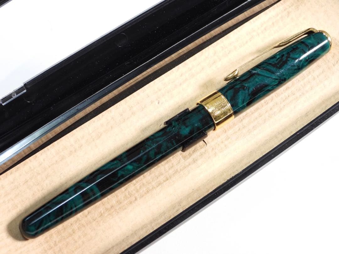 PARKER ソネット マーブルグリーン 18K 750刻印