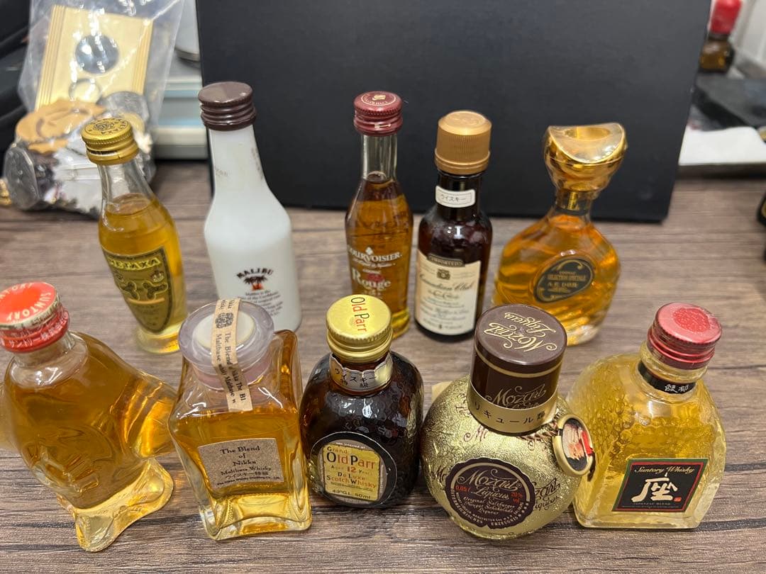 洋酒　ウイスキー　ブランデー　リキュール類　ミニチュア　ミニボトルおまとめセット