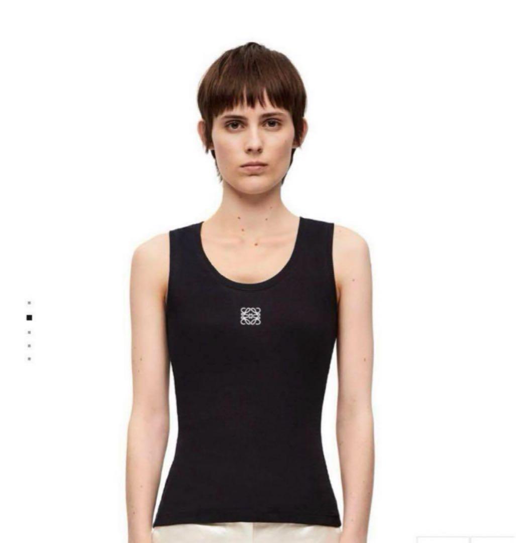 LOEWE ブラック タンクトップ ［確実正規品］