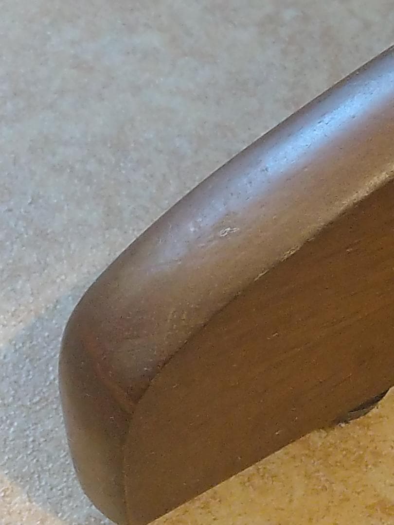 折りたたみ式ダイニングテーブル ダークブラウン USED