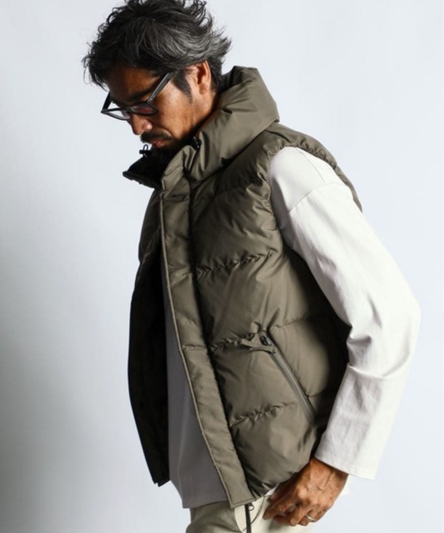 The Duffer ダウンベスト Mサイズ　ブラック
