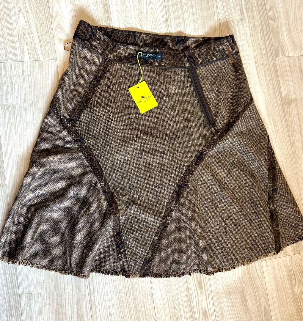 蘭*子様 エトロ ETRO ペイズリー柄 スカート 新品未使用 タグ付イタリア製
