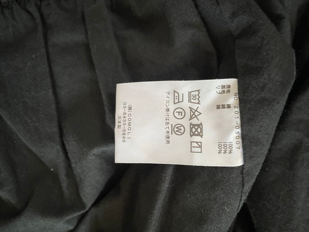 COMOLI 24ss Z01-05007コットンジャージG8 ジャケット 3